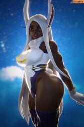 1girls 3d big_ass big_breasts boku_no_hero_academia breasts breasts brown-skinned_female brown_body brown_skin bust busty chest curvaceous curvy curvy_figure dark-skinned_female dark_skin female hips hourglass_figure huge_ass huge_breasts large_ass large_breasts legs mature mature_female miruko my_hero_academia rumi_usagiyama slim_waist smitty34 thick thick_hips thick_legs thick_thighs thighs top_heavy usagiyama_rumi voluptuous waist white_hair wide_hips