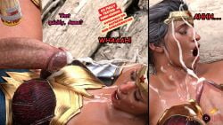 3d amazonian_futa athletic_futanari baseball_bat big_balls big_breasts big_penis clothed clothing comic comic_panel cum dc dc_comics diana_prince dickgirl futa_focus futanari harleen_quinzel harley_quinn harley_quinn_(series) harley_quinn_(suicide_squad_game) high_resolution huge_breasts huge_cock injustice_2 ladyabysso makeup muscular_futanari olive_skin self_facial story suicide_squad suicide_squad:_kill_the_justice_league superheroine tan_skin text text_box text_bubble veiny_penis wonder_woman wonder_woman_(series) wonder_woman_(suicide_squad_game)