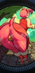 absurd_res amy_rose big_breasts blush bodily_fluids breasts clothing digital_media eulipotyphlan female footwear fur genitals gloves green_eyes hair handwear hedgehog hi_res humanoid kranson mammal nude pink_body pussy sega simple_background smile solo sonic_(series) sonic_the_hedgehog_(series) tail widescreen