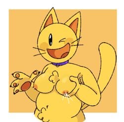 artist_request blush body_hair boob_squish breasts chubby drretro_(regretevator) furry lactation pubes regretevator roblox roblox_game robloxian source_request tagme tail