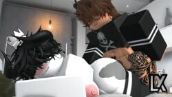 1boy 1girls 3d anal animated demon female femboy_on_female lauxdmn male mp4 roblox self_upload sound tagme video white_body white_skin