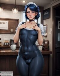 1boy ai_generated androgynous artist_name better_than_girls blue_eyes blue_hair blush bulge bulge_through_clothing clothed comic curvaceous curvy curvy_body curvy_figure cute cute_clothing cute_male elegant femboy flat_chest flat_chested girly hi_res high_resolution highres horny hourglass_figure light-skinned_male needy nipples nipples_visible_through_clothing nymphosion original original_character patreon_username penis_bulge posing shiny_skin sissy solo solo_male stable_diffusion tagme testicle_bulge thick_thighs tight_clothing trap yaoi