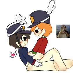 barry_(guts_and_blackpowder) black_eyes blue_shirt blush british cowgirl_position gloves googly_eyes guts_and_blackpowder heart irrelevant_shitpost_images partially_clothed prussian prussian_officer_(guts_and_blackpowder) red_shirt roblox shako_cap submissive_male tagme teapartyfan