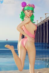 ass breasts femele fortnite giocamolly swimsuit tropical_punch_zoey zoey_(fortnite)