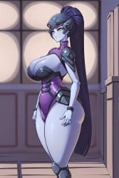 ai_generated charlie_hustle huge_ass huge_breasts overwatch overwatch_2 tagme thick_thighs widowmaker