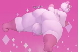 3d anthro anxiboi big_penis collar furry puppycat solo tagme thick_thighs