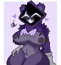 alvixnsfwart breasts breasts fortnite fortnite:_battle_royale nipples raven_team_leader vagina