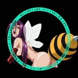 animated ass breasts censored insect_wings nipples slave_quest tagme wings