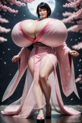 1girls ai_generated asian breasts_bigger_than_ass breasts_bigger_than_head breasts_bigger_than_torso bursting_breasts cleavage cleavage_overflow enormous_breasts gigantic_breasts huge_breasts hyper_breasts kimono massive_breasts ohshinakai tagme thick_thighs wide_hips