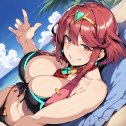 pyra from xenoblade (series) by castle12