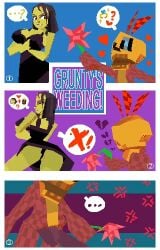 3d 3d_(artwork) animated banjo-kazooie big_ass big_breasts big_penis cowgirl_position gruntilda low_poly mumbo_jumbo oral polez tagme vaginal_penetration video witch