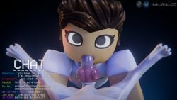 1boy 1dog 3d 3d_(artwork) beastiality blender blender_eevee canine_penis fellatio nekoaiko3d oral roblox roblox_avatar steak_(streamer) zoophilia zoophilia_pov