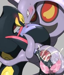 2_penises amedama12321 anal anal_sex animal_genitalia animal_penis arbok bodily_fluids cum cum_in_ass cum_inside double_penetration feral generation_1_pokemon generation_3_pokemon genital_fluids genitals hemipenes hi_res male male/male multi_genitalia multi_penis nintendo penetration penile penile_penetration penis penis_in_ass pokemon pokemon_(species) reptile scalie serpentine seviper snake