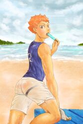 ass ass_focus gay haikyuu!! shoyo_hinata tagme yaoi