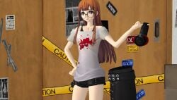 atlus female ofugh persona persona_5 sakura_futaba undressing xnalara