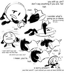 battle_for_dream_island bfdi coiny coiny_(bfdi) comic cum cum_on_body ejaculation erection object_shows objectification objectophilia objectum penis pin pin_(bfdi) pussy_juice shrunk shrunken_female size_difference spread_pussy unaware vaginal_penetration yaoihet