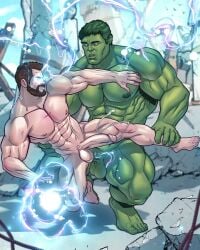 2boys actor anal anal_sex big_cock big_penis blitzturner boner celebrity chris_hemsworth electricity erect_penis erection erection_while_penetrated gay gay_sex green-skinned_male green_skin hard_on huge_cock hulk hulk_(series) light-skinned_male light_skin lightning male male_only male_penetrated marvel marvel_cinematic_universe muscular muscular_male penis_in_ass thor_(marvel) thor_(series) yaoi