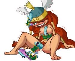 1girls barbara_(rayman) freckles goooop missing_tooth penetration pussy rayman_(series) rayman_legends vagina vaginal vaginal_penetration vaginal_sex