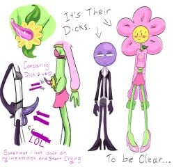 anthro balls ballsack battle_for_dream_island bfdi big_balls big_cock big_dick big_penis bigger_female close-up comparing comparing_penis cum cum_drip dickgirl drawing duo duo_female female female/female flower flower_(bfdi) flowerpop futanari lollipop lollipop_(bfdi) non-human object_shows princessbb self_upload small_dom_big_sub small_penis small_penis_humiliation tentacle tentacle_penis tentacles yuri