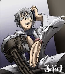 cum franken_stein male male_only solo soul_eater