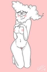 1girls breasts cloud cloudy_jay female gail_(artist) regular_show solo tagme vagina white_skin