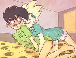 2boys bugjar charles_(penny_arcade) gay jonathan_gabriel male male_only penny_arcade tagme