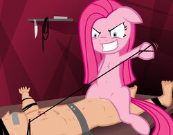 bondage cowgirl_position earth_pony equine erection female femdom feral feral_holding_leash friendship_is_magic fur human indoors interspecies leash male malesub mammal my_little_pony nude pinkie_pie_(mlp) pony pussy sex_slave straddle straight tagme zoophilia