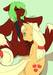 applejack_(mlp) earth_pony equine female friendship_is_magic fur male my_little_pony pony smooth_skin snofu straight tagme