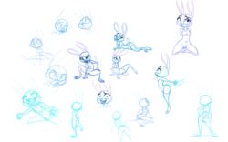 anthro black_and_white bra digital_media_(artwork) disney female flat_chest girl_on_top jobbythedong jobbythehong judy_hopps lagomorph mammal nude open_mouth purple_eyes pussy rabbit simple_background sketch smile solo tagme zootopia