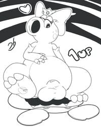 1up birdo black_and_white mario_(series) nintendo stormdragonblue super_mario_bros. tagme what