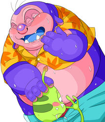 furry jumba_jookiba lilo_and_stitch male multiple_males pleakley yaoi