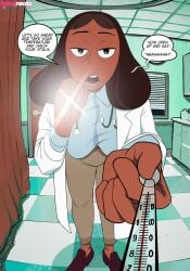 1girls before_sex big_breasts breasts cartoon_network coat comic dark-skinned_female dark_skin doctor english english_dialogue english_text female full_body hag hanging_breasts imminent_sex incogneato large_breasts long_hair mature mature_female mature_woman medical_examination milf mommy mother open_mouth pants point_of_view pov pov_male priyanka_maheswaran sagging sagging_breasts saggy_boobs saggy_breasts shoes steven_universe text text_bubble voluptuous voluptuous_female white_coat