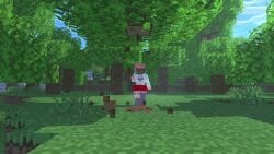 ass_hanging_out blushing_female buttjob exhibitionism exhibitionist fba fba_project female futanari game_mod gearheartful masturbation minecraft moaning mod nude nude_in_public nudism pov reiyuguigui sound tagme video