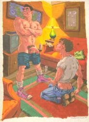 michael_kirwan traditional_media gay yaoi original tagme male male_only 1995 dated