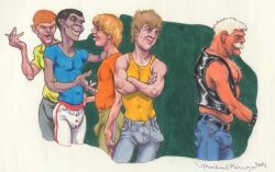 michael_kirwan traditional_media gay yaoi original tagme male male_only 2001 dated