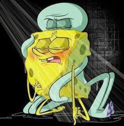 2boys blush cephalopod freaky freakybob freakybob_pisspants freakybob_pisspants_(character) gay male male_only multiple_males nude octopodiform octopus sea_sponge shower smooth_skin spongebob_squarepants spongebob_squarepants_(character) squidward_tentacles tagme yaoi yece