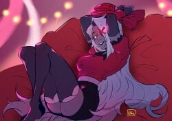 vaggie (hazbin hotel) from hazbin hotel by raccoon 404