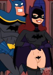 barbara_gordon bat_pubes batgirl batman batman:_the_animated_series batman_(series) bruce_wayne dc dc_comics dcau female human male online_superheroes straight tagme