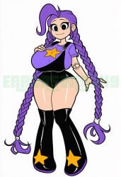 1girls 2026 2026s 2d 2d_(artwork) 2d_artwork alternate_ass_size alternate_body_type alternate_breast_size animate_inanimate big_ass big_breasts big_butt big_thighs bimbo bimbofication black_dress black_eyes braid braided_hair braids breasts curvy curvy_female curvy_figure digital_art digital_drawing digital_drawing_(artwork) digital_media digital_media_(artwork) digital_painting digital_painting_(artwork) doll doll_girl doll_joints female female_focus female_only fully_clothed fully_clothed_female hair huge_breasts humanoid humanoid_female inanimate_animate large_ass large_breasts large_butt large_thighs lily_lovebraids living_toy long_hair long_purple_hair mascot_horror mob_entertainment mob_games noseless not_furry overall_dress overall_skirt overalls poppy_playtime poppy_playtime_(chapter_5) purple_hair purple_shirt purple_shoes smile smiling star star_(symbol) thick thick_ass thick_butt thick_hips thick_legs thick_thighs video_games wide_hips ai ai_generated ai_assisted ai_art ai-created thigh_high_boots thigh_boots boots standing hand_on_breast arm_on_breast hand_on_chest twin_braids