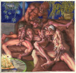 michael_kirwan traditional_media gay yaoi original tagme male male_only 2004 dated