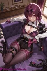 kafka (honkai: star rail) from honkai: star rail by mionety