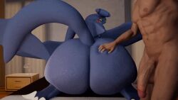1boy 3d abs animated anthro ass ass_jiggle bed bedroom bent_over big_ass big_butt big_penis black_sclera blue_body blue_skin butt_jiggle chubby chubby_female digital_drawing_(artwork) digital_media_(artwork) dumptruck_ass dumptruck_butt fat fat_ass fat_butt fat_female female furry game_freak garchomp gif grabbing_ass huge_ass huge_butt huge_cock human human_on_anthro hyper hyper_butt imminent_sex inside jiggle male mammal muscular muscular_male navel nintendo nipples overweight overweight_female penis pokemon pokemon_(species) presenting presenting_ass presenting_hindquarters round_ass short_playtime shorter_than_10_seconds tan_body tan_skin thick_thighs wide_hips yellow_eyes zenith741
