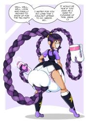 1girls 2026 2026s 2d 2d_(artwork) 2d_artwork alternate_version_available animate_inanimate ass ass_focus big_ass big_butt big_thighs black_dress black_eyes bottomless braid braided_hair braided_ponytail braids butt_focus curvy curvy_female curvy_figure diaper diaper_fetish digital_art digital_drawing digital_drawing_(artwork) digital_media digital_media_(artwork) digital_painting digital_painting_(artwork) doll doll_girl doll_joints english english_dialogue english_text eyelashes female female_focus full_body fully_clothed fully_clothed_female hair humanoid humanoid_female hyper_feces hyper_scat inanimate_animate leg_warmers legwarmers licking_lips lily_lovebraids living_toy long_hair long_purple_hair looking_back mascot_horror mob_entertainment mob_games no_panties noseless not_furry onimarudl overall_dress overall_skirt overalls ponytail ponytail_(hair) ponytail_female poppy_playtime poppy_playtime_(chapter_5) purple_hair purple_shirt scat smile smiling smiling_at_viewer star star_(symbol) thick thick_ass thick_butt thick_hips thick_legs thick_thighs upskirt video_games warmers wide_hips