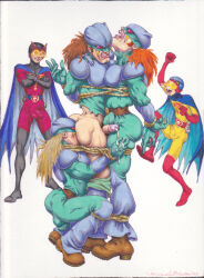 michael_kirwan traditional_media gay yaoi tagme male male_only galactor gatchaman character_request year_request