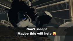 sabrean garry's_mod snapchat butt_focus ass_up shark shark_girl shark_tail cat_ears bed bedroom bedroom_eyes text text_box tagme anthro vrchat vrchat_model