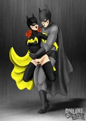 barbara_gordon batgirl batman batman_(series) dc_comics female human male online_superheroes straight tagme