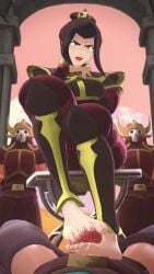 1boy 1girls 3d 3d_(artwork) 3d_animation 3d_model 3d_render animated animation avatar_the_last_airbender azula before_and_after brunnette evil_grin evil_smile female_dominating_male female_domination femdom fire_nation fire_nation_clothing flexible_toes foot_fetish foot_focus footjob footjob_with_shoes footwear fully_clothed futile3d malesub military_uniform noblewoman pov pov_eye_contact princess prisoner royalty shoejob shoes_removed sitting soldier sound sound_effects standing stepped_on stepping_on_penis stomp stomped stomping stomping_on_dick tagme toes trampling two-footed_footjob video