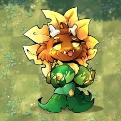 danigrex2n plantie plants_vs_zombies primal_sunflower_(pvz)