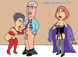 barbara_pewterschmidt carter_pewterschmidt family_guy father father_and_daughter female gilf handjob human incest lois_griffin male mother mother_and_daughter straight stripper tagme