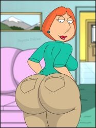 20th_century_fox family_guy female female_only fully_clothed_female lois_griffin looking_back milf saputodraws sexy sexy_ass sexy_pose thick_ass tight_pants